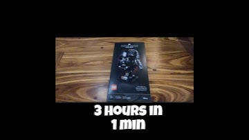 Time-lapse Lego Darth Vader #lego #legostarwars #legofan