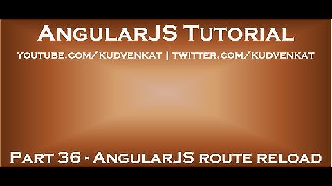 AngularJS route opnieuw laden
