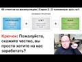 Вы просто хотите на нас заработать? | 66 ответов | 2