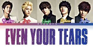 FT Island Even Your Tears Color Code Lyrics Rom English Indonesia Trans
