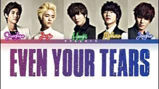 FT Island Even Your Tears Color Code Lyrics Rom English Indonesia Trans