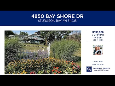 4850 Bay Shore Dr, Sturgeon Bay, WI home video tour