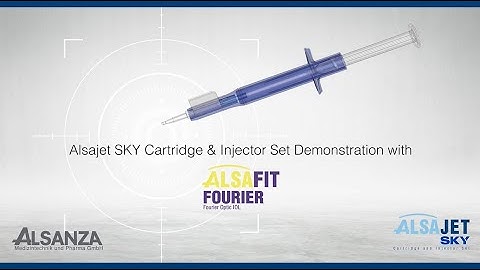 Alsajet SKY Cartridge & Injector System Set Demonstration with Alsafit Fourier