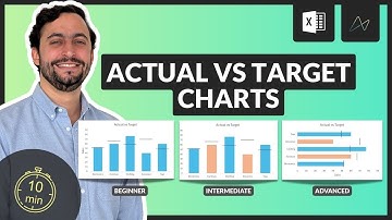 Learn Excel: How to Create an Actual vs Target Chart (Best Method!)