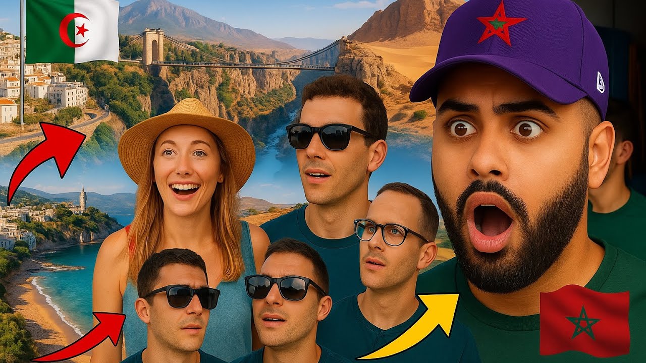 أمريكي يدخل إلى جامع الجزائر 🇩🇿🇺🇸 الأعظم ويُصدم من العظمة والجمال 😱