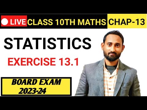NCERT CLASS 10TH MATHEMATICS CHAPTER-13 STATISTICS EXERCISE 13.1 - YouTube