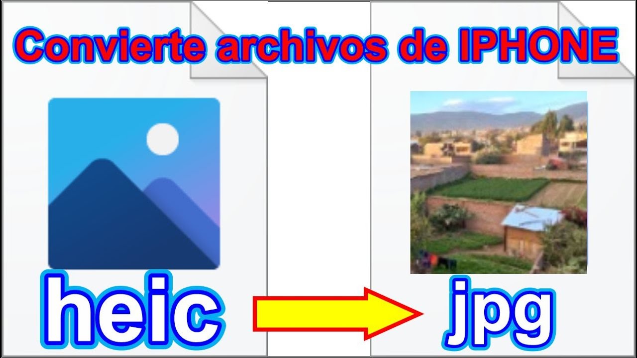 💥Cómo convertir archivos HEIC a JPG en Windows sin programas. Archivos