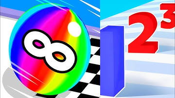 Ball Run 2048 vs Number Master 🔥 Epic Merge Battle! | Satisfying Gameplay