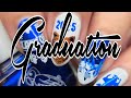 Graduation Day Nail Art Design Inspiration 🎓 2025 using Maniology plate M591 & Parrot Polish