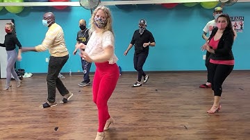 Beginner Mambo Shines Class at Infusion Dance Studio in Pflugerville TX Suzie Q Variation