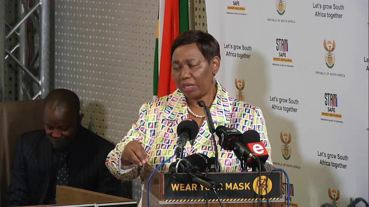 Basic Education Minister Angie Motshekga briefs media on matric exams ...