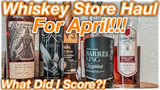 April Bourbon and Whiskey Store Haul! #bourbon #bourbonhunting