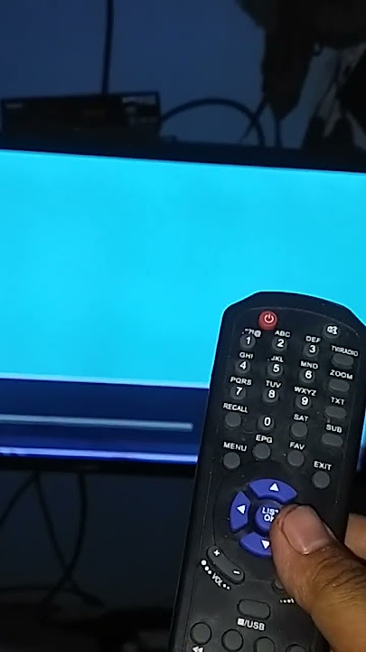 Mengatasi Set Top Box Muncul Radio / EWS