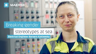 Electrical Engineer Barbara breaking gender stereotypes at sea