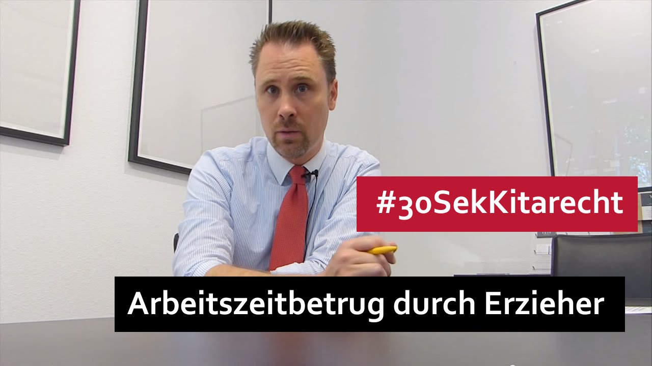 Kita2Day I Arbeitszeitbetrug durch Erzieher: Kündigung?
