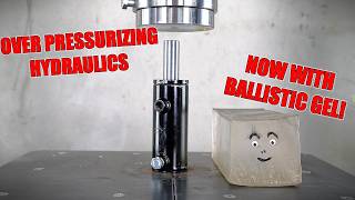 Over Pressurizing Hydraulic Cylinder Until Catastrophic Failure