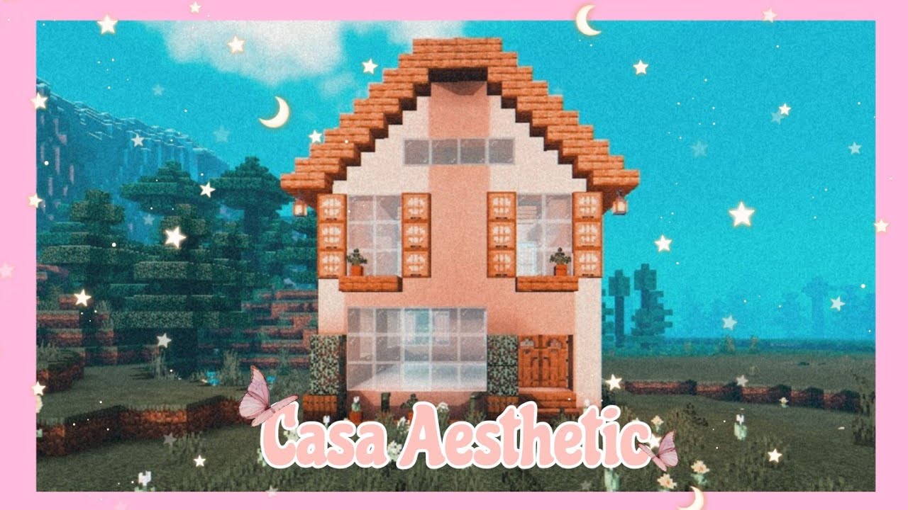 🍃💖Casa Aesthetic💖🍃[ Minecraft PE\Speed build ] - YouTube