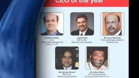 Upinder Zutshi Of Infinite Computers & Ranbaxy CEO Arun Sawhney Win CEO Award
