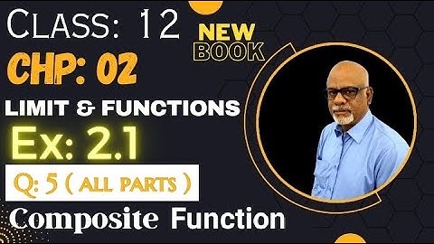 Class 12 Mathematics | Ex 2.1 Q 5 | Composite function | Sindh board | Karachi board | Hindi