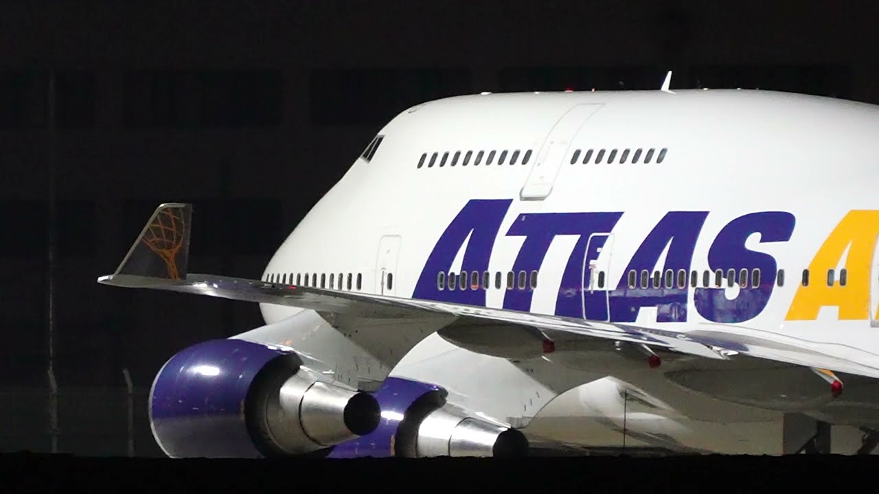 マドラス】YOUは何しに羽田へ？ ATLAS AIR B747-400 (N322SG) SEA-HND