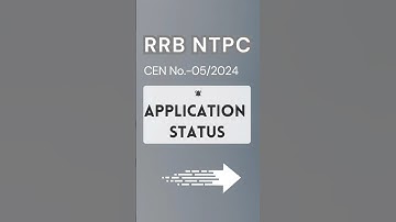 RRB NTPC Application Status 2025  #rrbntpc #trending #rrb_ntpc  #shorts #currentaffairs #job
