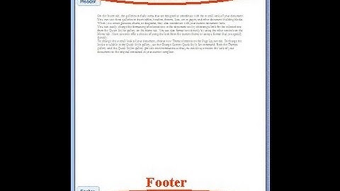 Sửa hoặc xóa header và footer của một trang bất kỳ trong Word