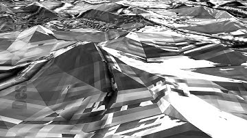 Black-white Low Poly Sea Abstract Background. Seamlessly Loopable.