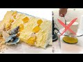 美人鱼蛋糕的组装及装饰｜反向抹刀用法｜mermaid cake assembling｜How to use offset spatula