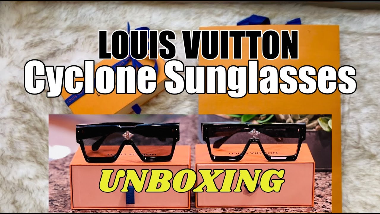 LOUIS VUITTON CYCLONE SUNGLASSES, UNBOXING