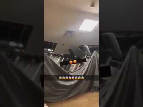 انهيار سقف نادي رياضي في الجراند كنيون حيفا اليوم