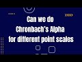 Can we do Cronbach&#39;s Alpha Reliability test for different point scales