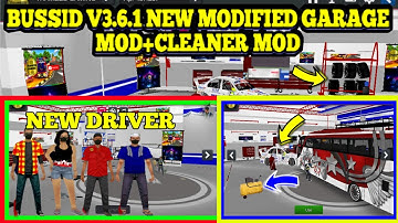 BUSSID V3 6.1 NEW MODIFIED GARAGE MOD+CLEANER MOD NEW DRIVERS@THAMEESGAMING1