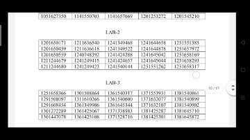 UG III YEAR BSC ( OLD BATCH ) PRACTICAL TIMETABLE NOVEMBER 2020 | Dr B.R.Ambedkar Open University