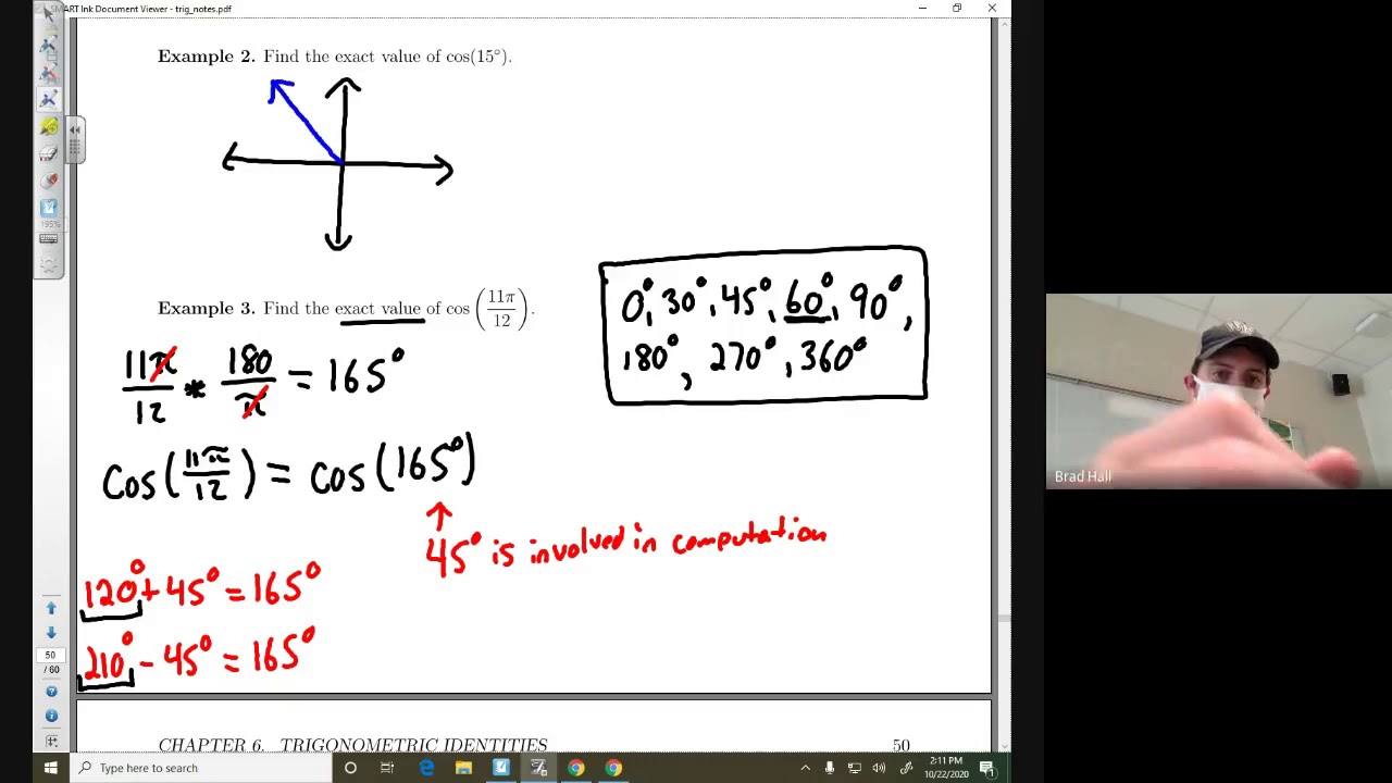 Math 162 Section 07F October 22, 2020 - YouTube