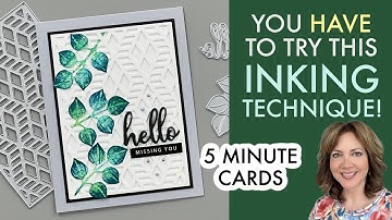 You HAVE to try this inking technique!