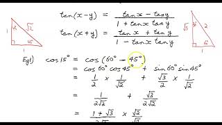 14 - Compound Angle Formulae