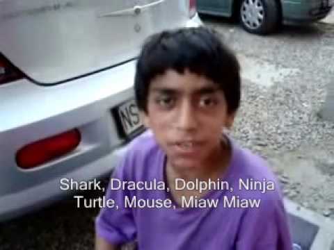 Serbian boy thinks Dracula and Ninja Turtle are an...