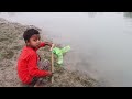 Unique Fishing Technique 2022 | Traditional Boy Catching Big fish With Plastic Bottle in River