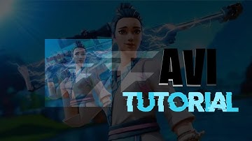 How To Make An Avi/Logo on IOS & Android! | How To Make A 3D Fortnite Profile Picture
