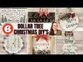 🔴🎄6 NEW HIGH END DOLLAR TREE FARMHOUSE CHRISTMAS DIY'S | CHEAP AND EASY TREE CHRISTMAS DIY'S 🎅🏼🔴