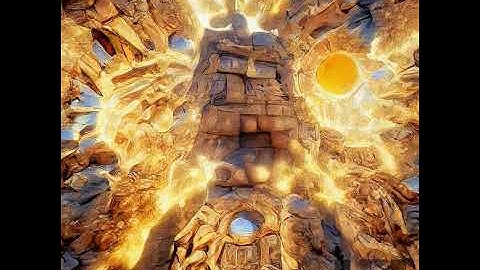 Tower of burning suns  #nft #art #Polygon for sell #opensea #markplace dark #music relax music