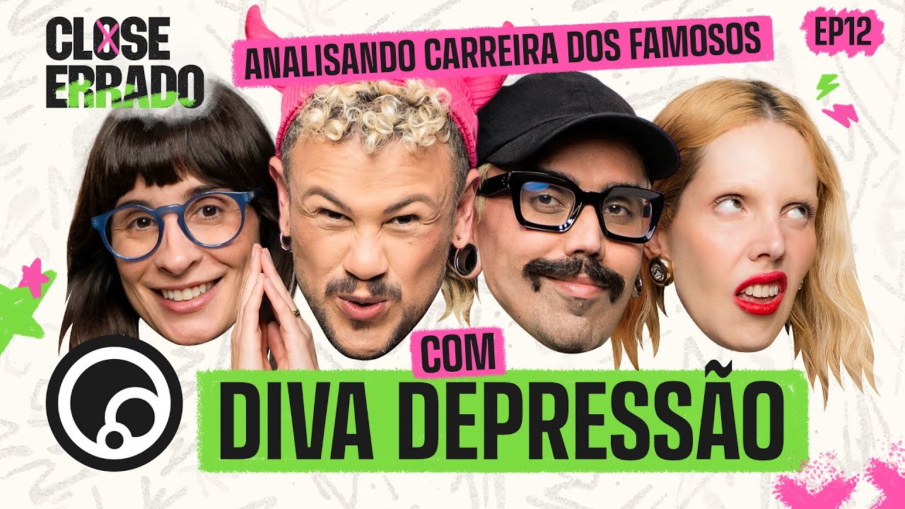 ALFINETANDO FAMOSOS e FAZENDO GUIRLANDA DE NATAL com Diva Depressão | Close Errado EP12