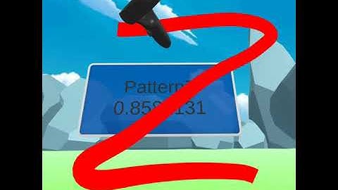 Unity VR Pattern Recognition