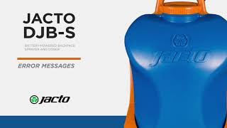 Jacto DJB-S - Panel Messages