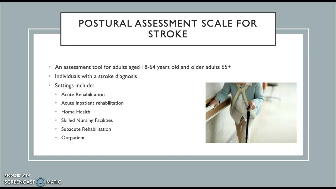 Postural Assessment Scale for Stroke YouTube