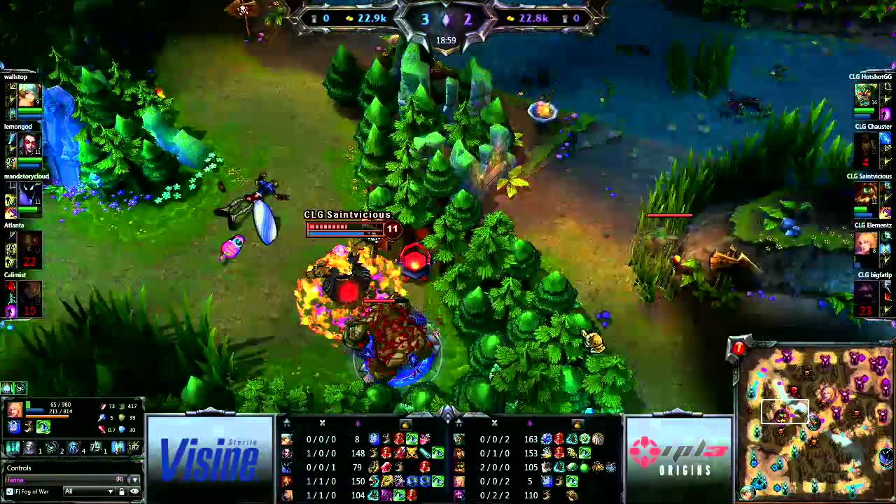 LoL - CLG vs. Goose - IPL 3 Origins Game 1 pt2