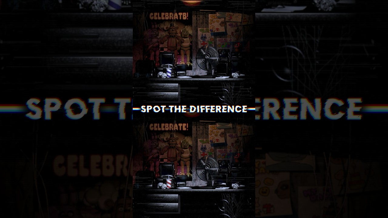 🔎 SPOT the Difference (FNAF) #shorts