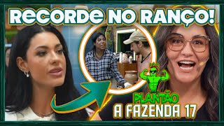 planto A Fazenda 17 Carol Se Irrita Com Mesquita E Duda Puxa A Orelha  Com Ray Bate Recorde