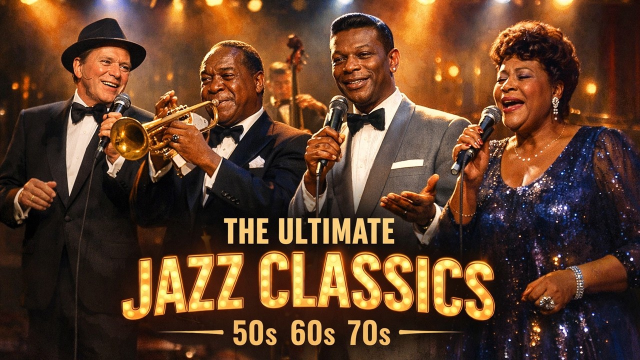 Frank Sinatra, Louis Armstrong, Nat King Cole,Ella Fitzgerald🎷The Ultimate Jazz Classics 50s 60s 70s