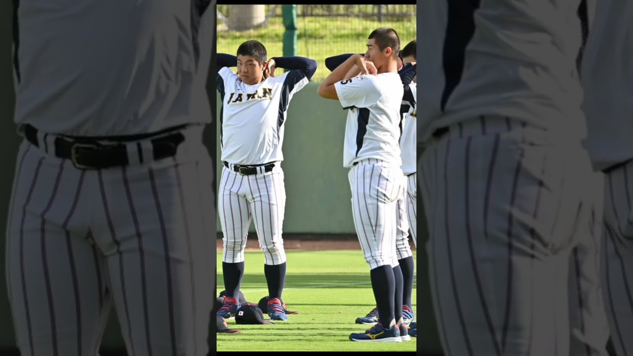 Японская молодежная команда до 18 лет, состоящая из леворуких питчеров, присоединилась к универси...